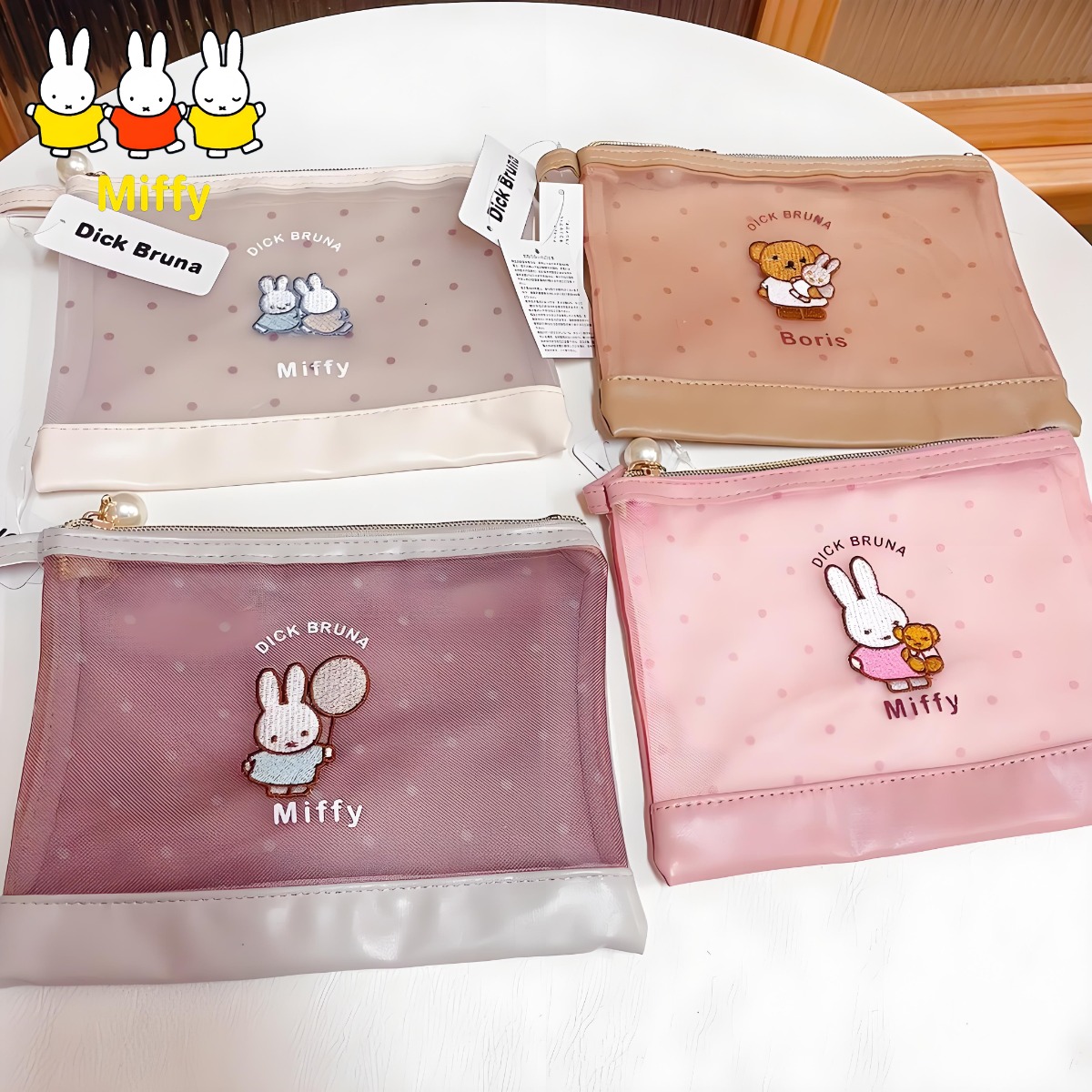 Baby Products Keeping Bag - Kawai Miffy Tavşan Makyaj Çantası Karikatür