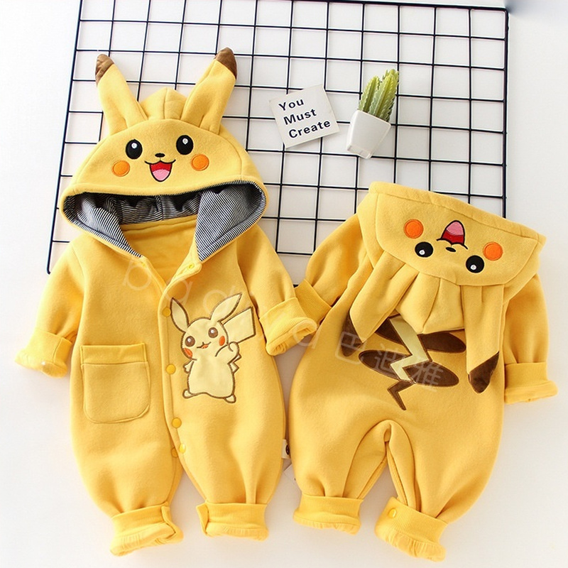 Baby Products For Newborn - Karikatür Cep Canavarları Bebek Pijama Yenidoğan