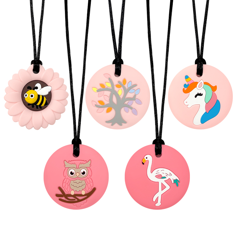 Baby Products You Need - 1/6 adet silikon Goldfish çiğneme kolyesi